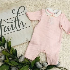 *EASTER* Janie & Jack quilted romper layette